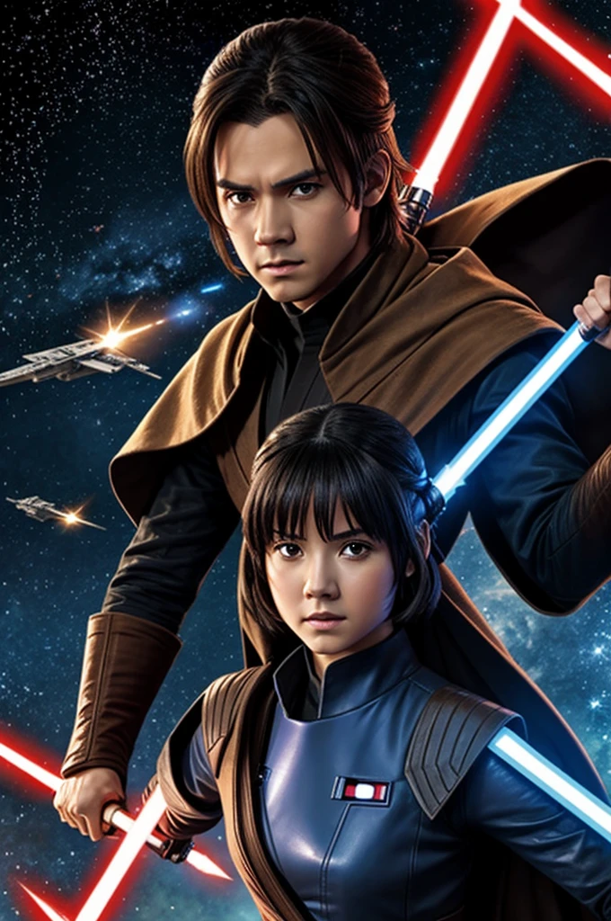 A Star Wars character in anime version 