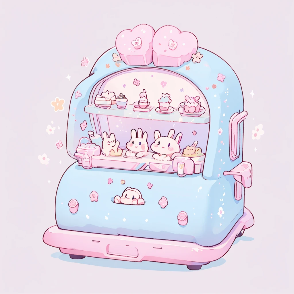 Little、cute、pastel colour、Rabbit、