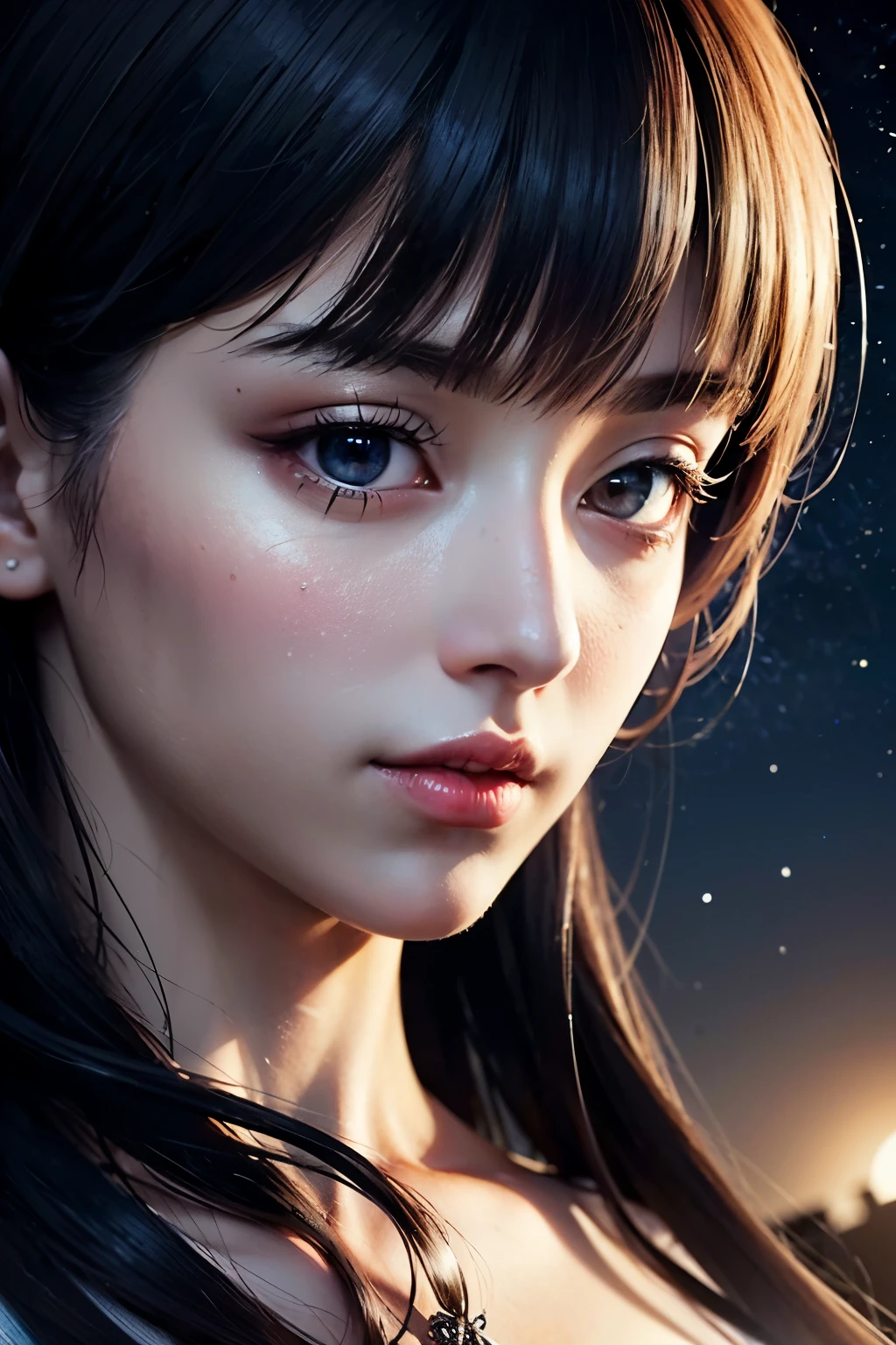 No humans, Fantasy, Cinema Lighting, Strong contrast, BJ_city_of_wisdom, city, detailed(Shadow,Shine),
break(beautiful detailed nose, beautiful detailed eyes, Perfect Anatomy),
break(居心地of良い , scenery, Outdoor, detailed city, Wide View, starry night, moon, star_\\(null\\)),
extremely detailed, CG, 8k amazing, 細かくdetailedに, (masterpiece:2.0, Highest quality), (複雑なdetailed, depth of field),