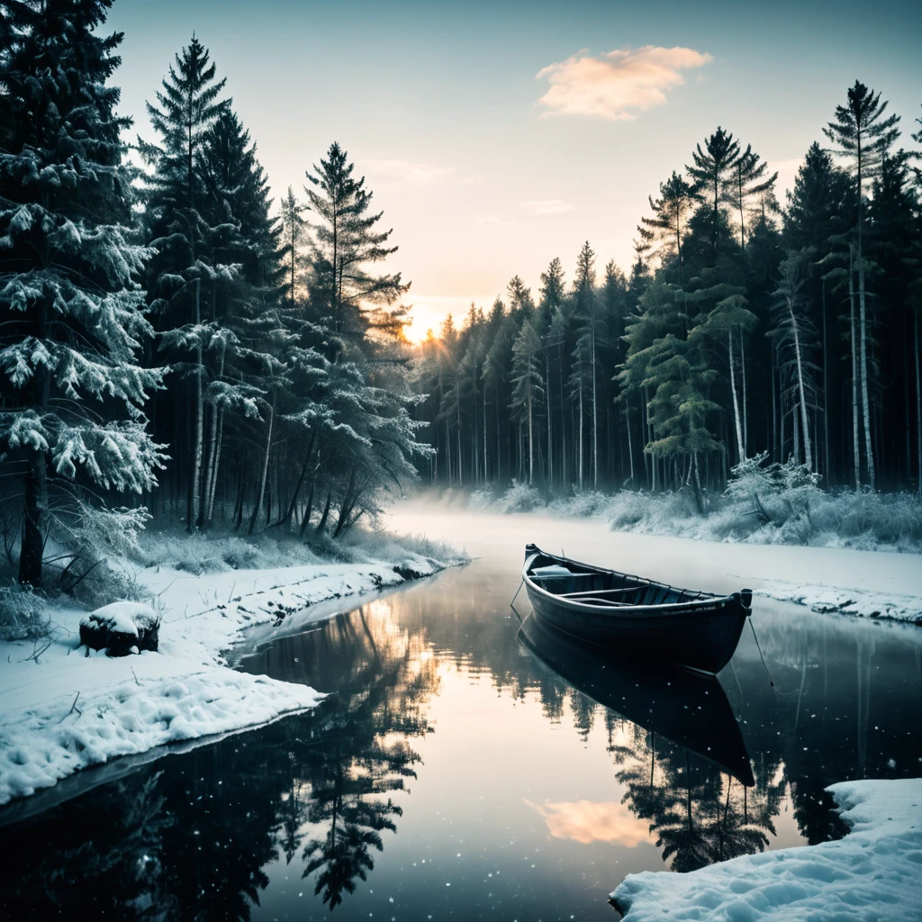by Yelena Zhavoronkova and Chizuko Yoshida in the style of Mikko Lagerstedt , cool