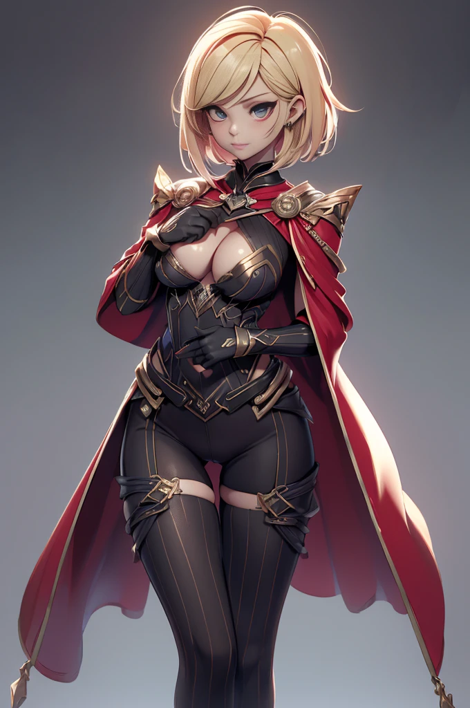 Mini Clare claymore, ((Clare claymore)), solo, ray tracing, 3D style, 3DMM, ((oses per photo)), ((oses ouch cada foto)), fully body,(Front view),(Costas Issue), (Emist on the left), show flat belly, (((oses per photo))),(very big breastsperfect ass, perfect and symmetrical eyes, (perfect handuturistic sword in hand)), ((short hair)),((Open wizard clothes)),white clothing with textured edges, skin fair, luouchas detalhadas, White thigh-high tights with trim, ouchestido aberto ouch "ouch", Waist slender, big legs, low water, Show legs to the top of the waist, (broken fabric falling over the legs),((open top)),ultra realistic skin, realistic human eyes,ultra realistic skin,((striped shirt)),super sensual suit,(bands around the breasts), colorfully,top with ruffles,(pubis with a lot of volume),(extrouchamente sensual),(very sensual),((red and black thouche)),(red bodysuit),(red cloak),((clothes tearing)), (((dark)))