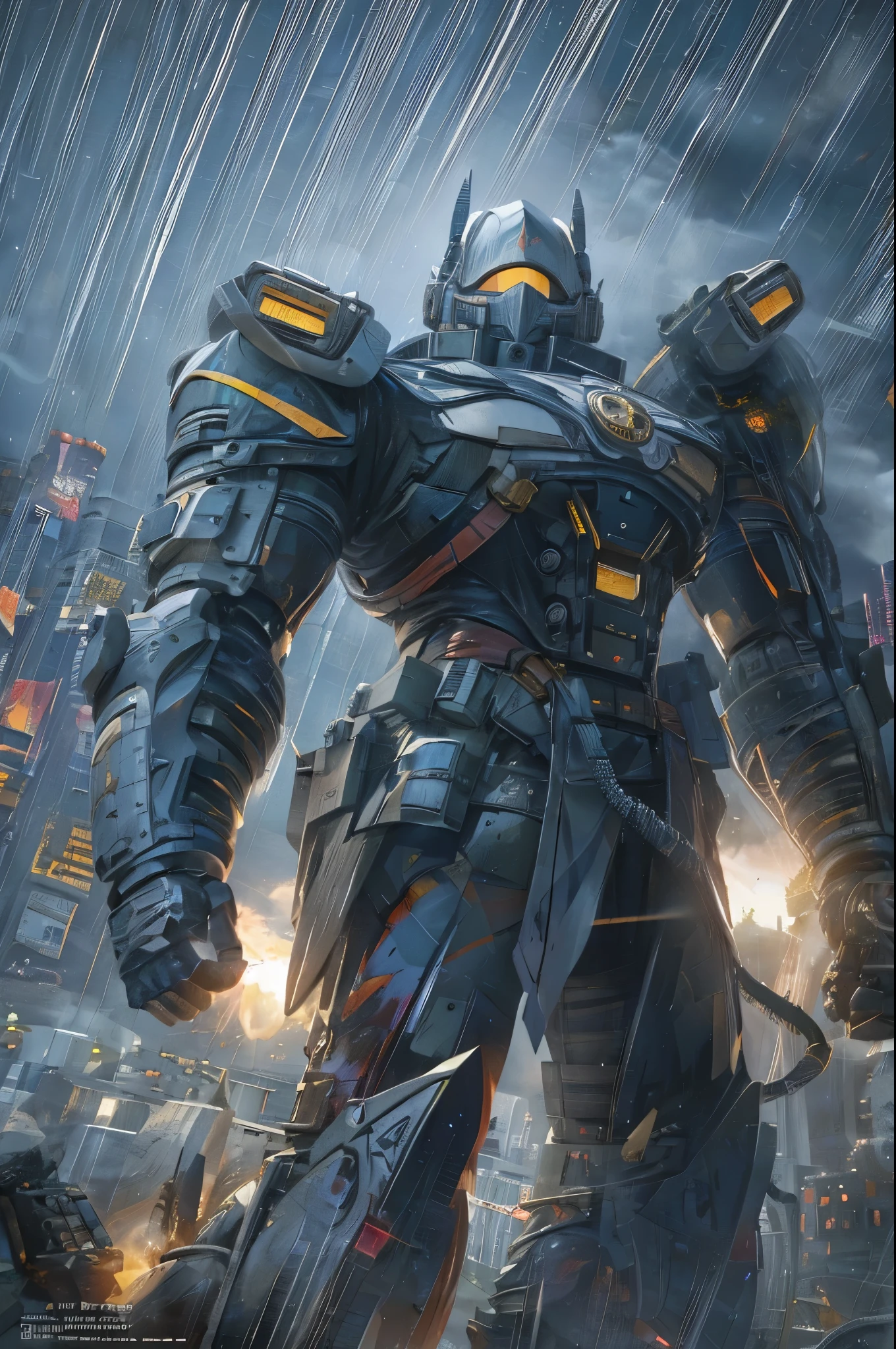 ((Highest quality)),(Ultra-high resolution),(Super detailed),(Detailed Description),((The best CG)),(masterpiece),Highly detailed art,(Art with precise detail:1.5), (phantom:1.7), Storm Approaching:1.4, Explosion:1.5, Prologue to Destruction:1.3, (:1.7), thunder:1.4,