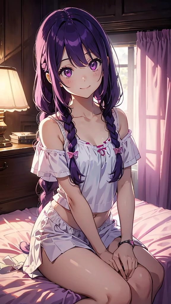 aimiliya, nightgown, panties, cleavage, medium breasts,light smile,best quality