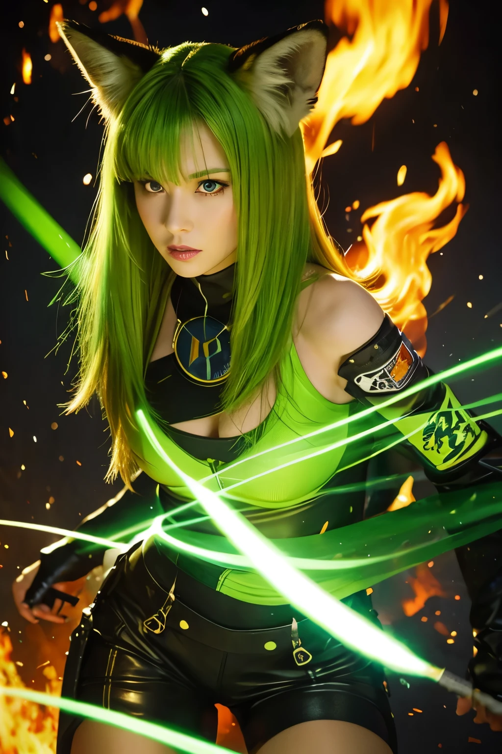 Foxfire green