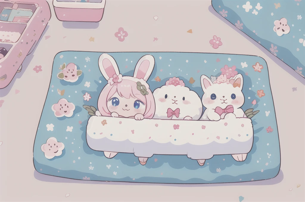 rabbit,Highest quality、Masterpiece、Official Art、Dynamic composition、Super detailed、An illustration、