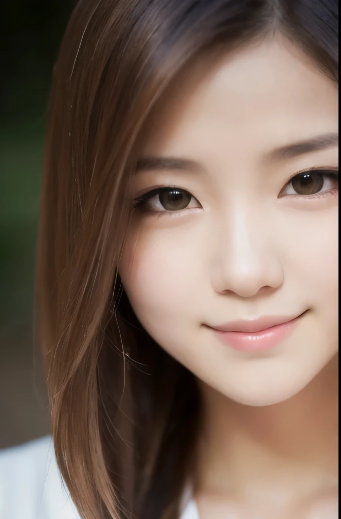 best quality, face focus, soft light, ultra high res, (photorealistic:1.4), RAW photo,(Shinozaki Ai), white skin, kawaii,
1 Japanese girl, solo, cute, (smile), (pupil, lights in the eyes), detailed beautiful face, Medium-sized breasts,(high resolution detail of human skin texture),(long hair),(portrait), upper body, white traditional kimono,