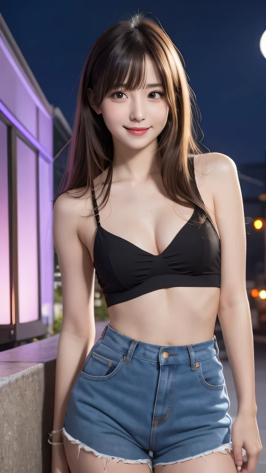 Best image quality (8k, High resolution, masterpiece: 1.2), Very detailed, Random Hairstyles, 26-year-old woman, 

Extraordinary beautiful girl、Cute and beautiful face details、(Dealing with the Children_v1:0.008)、


score_9, score_8_upper, score_7_upper, 
Confessions Under the Moon ...、night、night、



,Active stop temporarily ,
On her side、The thunder danced。
Focus on the upper waist


, Random cute poses ,Big eyes ,Puffy eyes ,  Heart pupil, blush  , Big shy smile , salute

　

