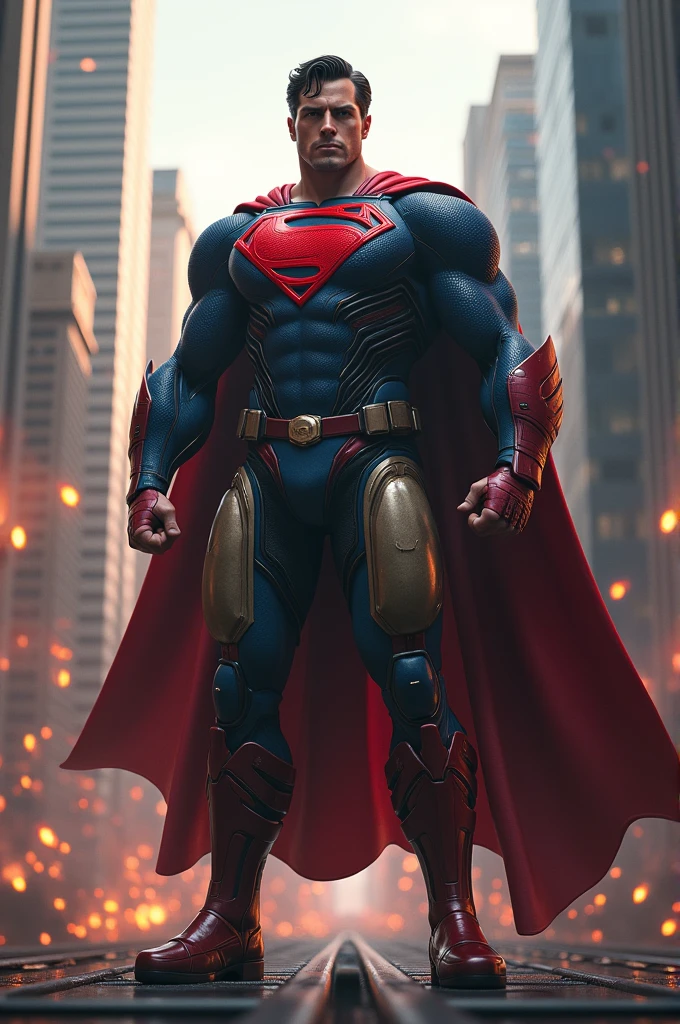 Combined with Iron Man、Captain America、1 character with characteristics of Superman and Batman