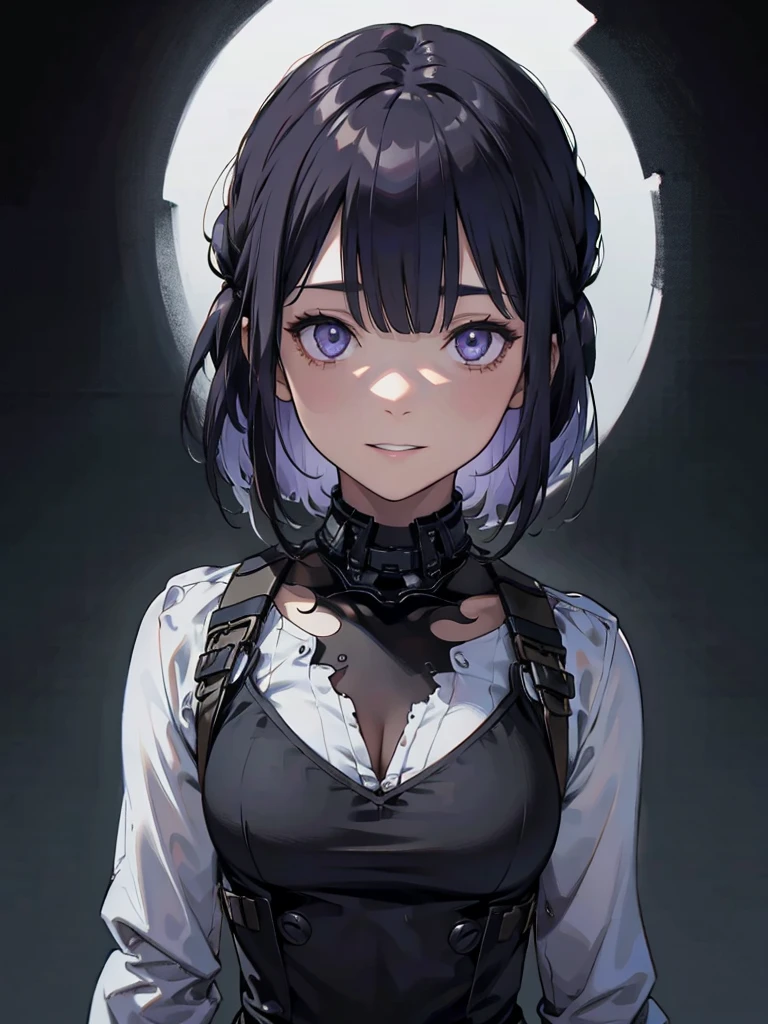 The background is a dark and desolate landscape, Horror movie atmosphere. Her figure is very beautiful, Emphasizing the dark and crazy elements. Skillfully expressing the effects of light and shadow, detailed, The face and expression of the black costume are also carefully drawn....., White Background, [1 girl:7], (Tilt your head:1.2), ([sketch|watercolor \(Moderate\)]:1.15),Chaotic abstract background, Vector Trace, Gradient blending and whole body, Artistic elements add depth to the work. The overall atmosphere is creepy and nightmarish....., With a unique artistic touch. This movie is、The dark and crazy world of horror movies depicted in HD., Evoke visual stimuli and aesthetic sense,