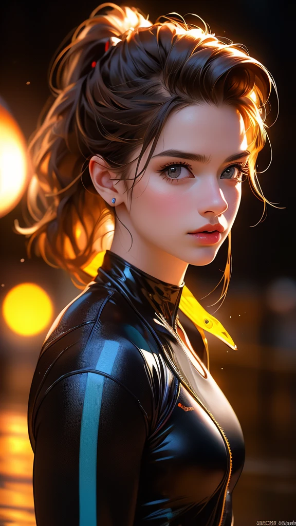 a beautiful girl in a slingshot swimsuit, highly detailed, ultra-realistic, (best quality,4k,8k,highres,masterpiece:1.2),ultra-detailed,(realistic,photorealistic,photo-realistic:1.37),HDR,UHD,studio lighting,ultra-fine painting,sharp focus,physically-based rendering,extreme detail description,professional,vivid colors,bokeh,portrait,photography,colorful,dramatic lighting