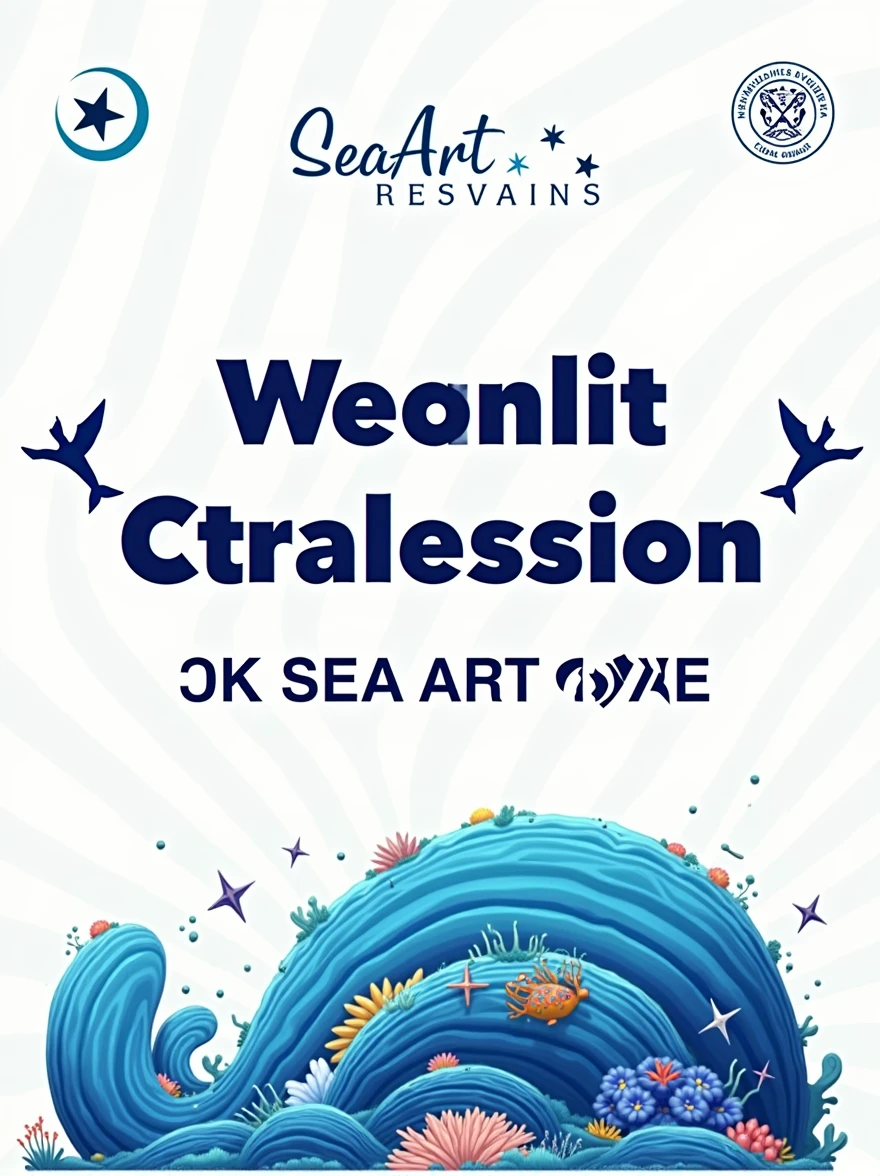ultra quality, ultra detailed, illustration, 
Cover of the book,
Title changed to "SeaArt Daily Challenge"