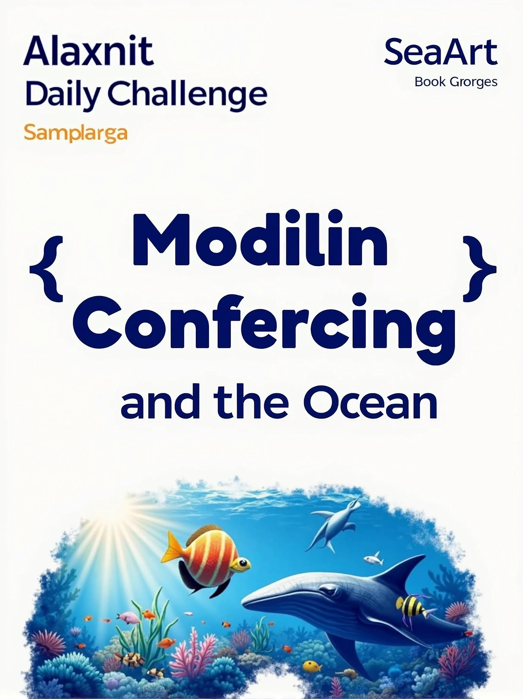 ultra quality, ultra detailed, illustration,
Cover of the book,
Title changed to "SeaArt" "Daily Challenge"