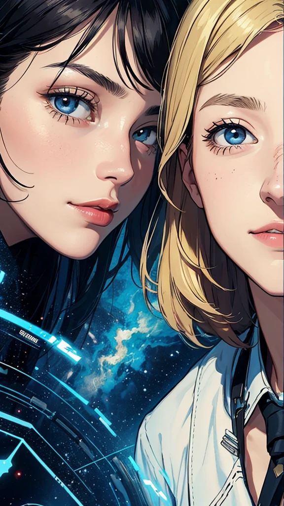 (((masterpiece, highest quality))),(((solo:1.2))),(((1girl:1.2))),32k wallpaper, very detailed, poster, vintage science fiction,(((((geometric cinematic movie poster))))), (bauhaus),(((abstract))),(((mid century modern))),(((((portfolio))))),(((((Close-up))))),(((((bust up))))),((((more various angle)))),(((highlight))),Vast landscape,(((complete. detailed face))),(((Extremely talented))),(((most complecated machine))),Colorful color scheme,((((((crooked huge chin)))))),(((((very slumped jaw))))),(((((A face that looks down on people))))),((((Nihilistic smile))))