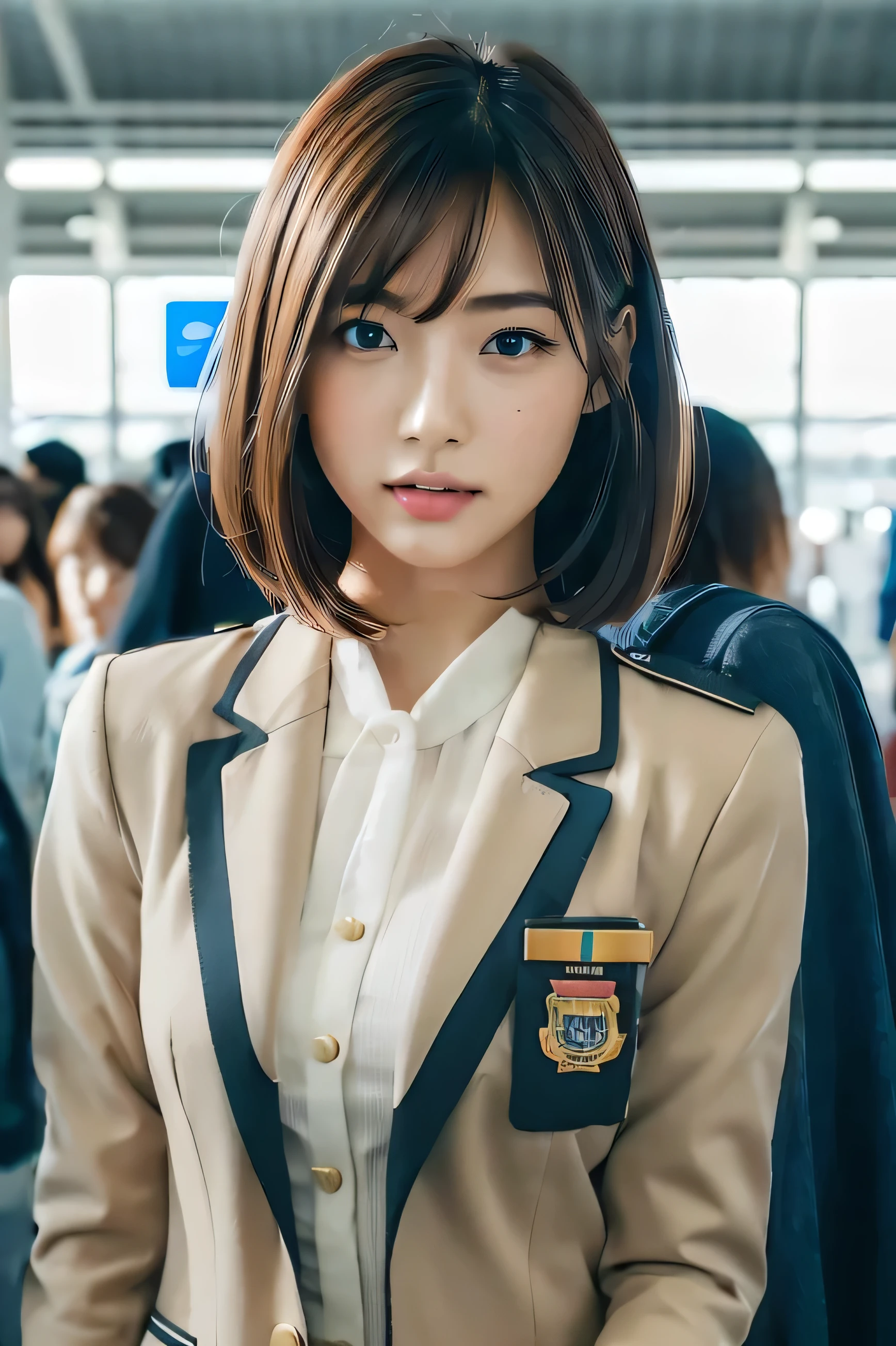 Stewardess Uniform, (Ivory Stewardess Blazer:1.3),