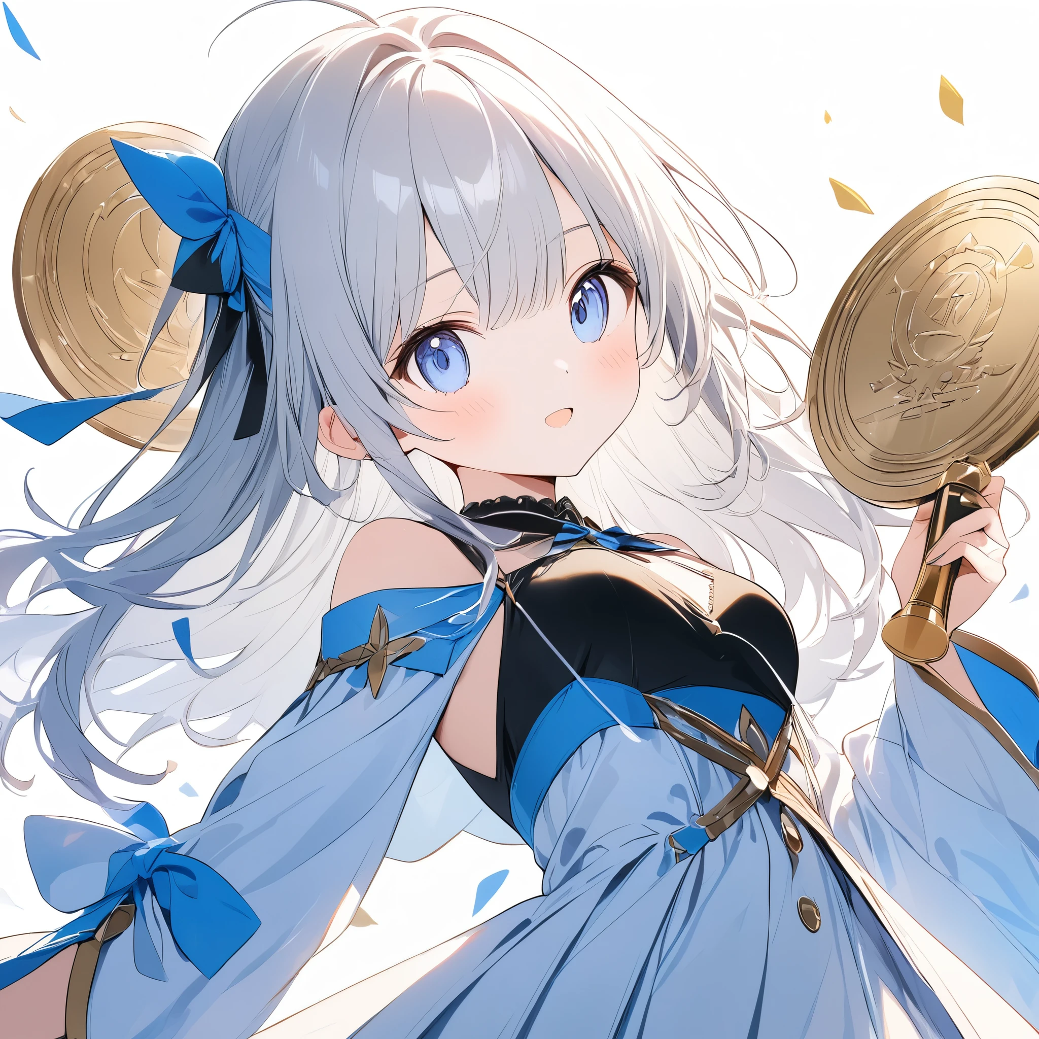 ((Amazingly absurd)),超High resolution, Attention to detail, high quality, High resolution, 最high quality, 4K, 8k, Awards, artwork,Cute Girls、1people、(((White Background))),High contrast,Clear shading、Three-dimensional、Small breasts
