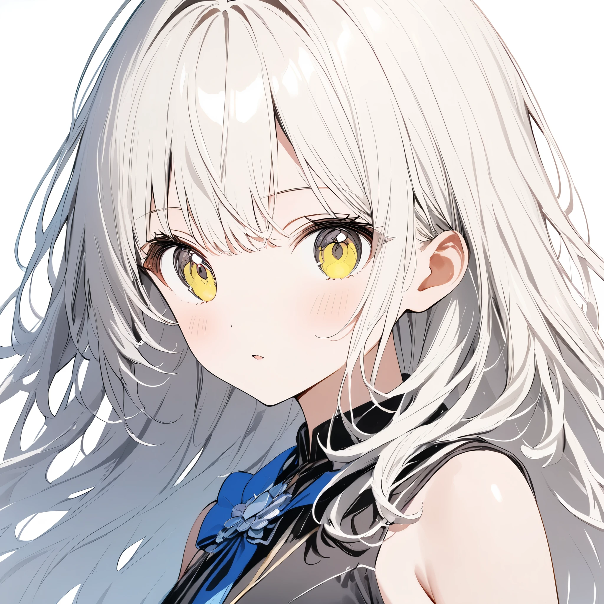 ((Amazingly absurd)),超High resolution, Attention to detail, high quality, High resolution, 最high quality, 4K, 8k, Awards, artwork,Cute Girls、1people、(((White Background))),High contrast,Clear shading、Three-dimensional、Small breasts