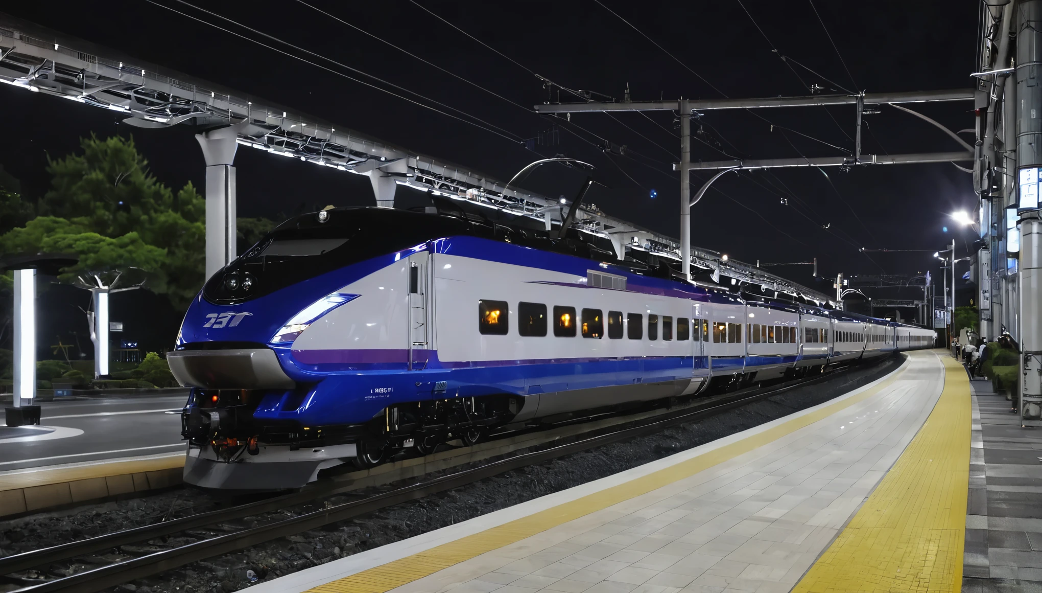 train、night