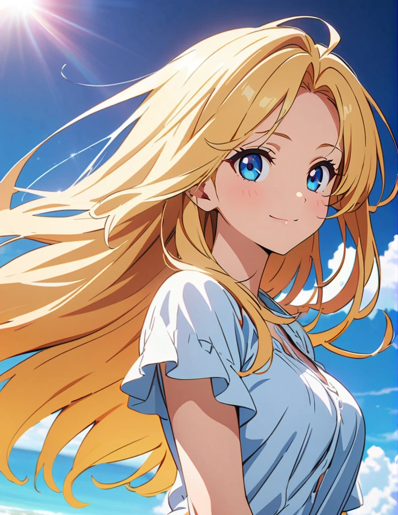 (anime artwork, anime style, studio anime, very detailed, up to date, vibrant, Anime Coloring, high contrast, masterpiece:1.2, best quality, best aesthetics),{{774inc}},{{souya ichika}},{{summer clothes}},1 girl,landom hair,light smile,park,sexy pose,long hair, ultra-detailliert, summer, 