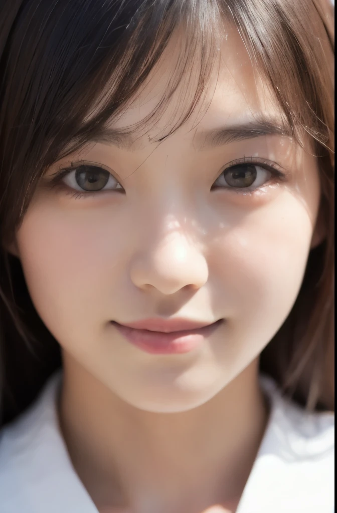 best quality, face focus, soft light, ultra high res, (photorealistic:1.4), RAW photo,(Shinozaki Ai), white skin, kawaii,
1 Japanese girl, solo, cute, (smile), (pupil, lights in the eyes),  detailed beautiful face, Medium-sized breasts,(high resolution detail of human skin texture),(long hair),(portrait), upper body, white traditional kimono, no make