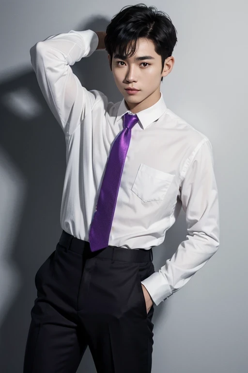  purple necktie