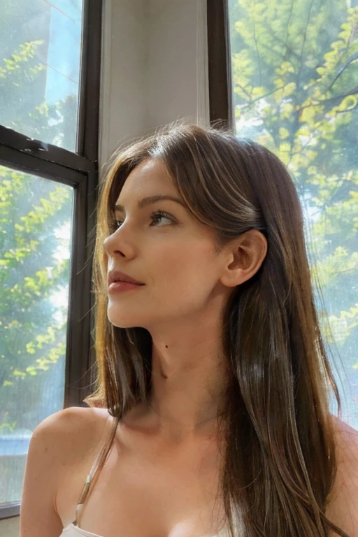 Very beautiful brunette girl profile picture for instagram
