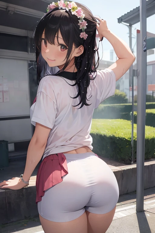 Anime girl posing on the street in a short skirt and black top, (Hands on hips),Beautiful anime girl, Anime girl crouching, Enchanting anime girl, , a Surreal , Gwaiz, Surreal , chic, Gwaiz on artstation pixiv, Gwaiz on pixiv artstation,(masterpiece), (One serious civil service commissioner: 1.3), (Super thick and plump body: 1.3), (Huge breasts and buttocks)), (Small Head: 1.2), (Very small uniform)), (Shiny skin: 1.2), (A speech while crouching in the stands in the schoolyard in the morning)), {fat},1boy, penis, doggystyle, from behind, spreadassms, chubby body, fat body, short,ultra detailed, masterpiece, best quality, blush, a woman, rolling eyes, open mouth, school girl, wearing , wearing glasses, classroom, sunset, light particles, hdr, brown grey hair, midium wavy hair, shiny hair, bang, single braid, clear grey eyes, Smiling Kiss, Tongue Out, アニメ ,orgasm face, sexual climax, bitch, back shot, back view, low angle, from below, back view, arched back, looking back, all fours, chubby body, BIG ASS , saliva, BBW, slender waist, anal, seiza, hands on head,white eyes, Hand Drawn, Showing Ass, Bobcut, Knee socks, (Super thick and plump body: 1.3), Butt sticking out, Close your legs, seiza, spread legs, pleated skirt, Stretch your arms back, long pleated skirt, I can&#39;t see your butt, Buttocks hide, Arms folded behind back, Super big butt, Awesome numbness , Plump , Chubby, Butt sticking out,