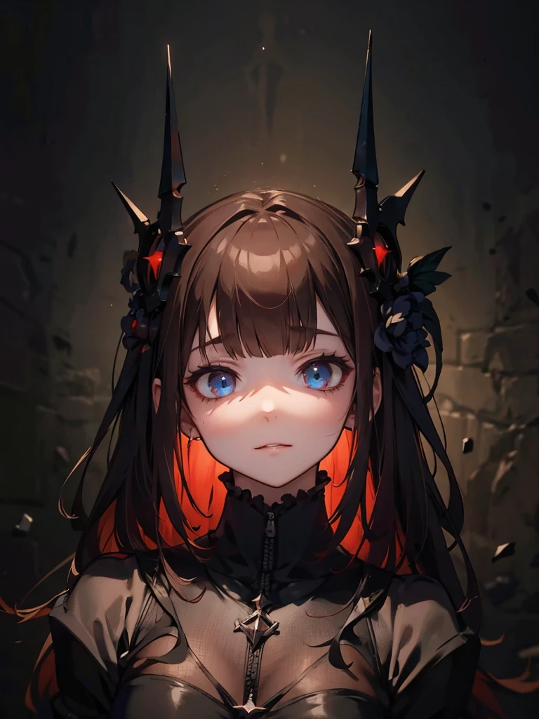 ((masterpiece_Portraiture)),(beautiful girl),(Pixiv),(Fantasy), In the spotlight, The background is a dark and desolate landscape, Horror movie atmosphere. Her figure is very beautiful, Emphasizing the dark and crazy elements. Skillfully expressing the effects of light and shadow, detailed, The face and expression of the black costume are also carefully drawn.....,(Tilt your head:1.2), ([sketch|watercolor \(Moderate\)]:1.15),Chaotic abstract background, Vector Trace, Gradient blending and whole body, Artistic elements add depth to the work. The overall atmosphere is creepy and nightmarish....., With a unique artistic touch. This movie is、The dark and crazy world of horror movies depicted in HD., Evoke visual stimuli and aesthetic sense