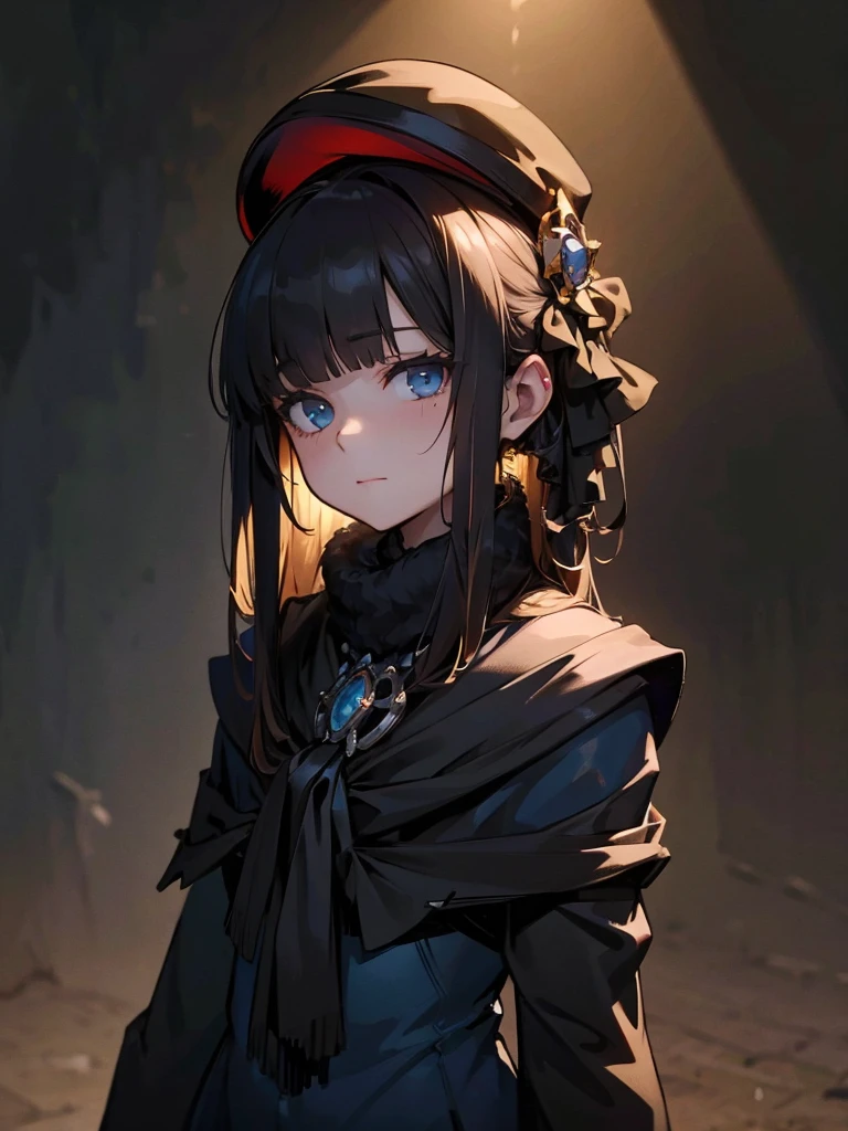 ((masterpiece_Portraiture)),(beautiful girl),(Pixiv),(Fantasy), In the spotlight, The background is a dark and desolate landscape, Horror movie atmosphere. Her figure is very beautiful, Emphasizing the dark and crazy elements. Skillfully expressing the effects of light and shadow, detailed, The face and expression of the black costume are also carefully drawn.....,(Tilt your head:1.2), ([sketch|watercolor \(Moderate\)]:1.15),Chaotic abstract background, Vector Trace, Gradient blending and whole body, Artistic elements add depth to the work. The overall atmosphere is creepy and nightmarish....., With a unique artistic touch. This movie is、The dark and crazy world of horror movies depicted in HD., Evoke visual stimuli and aesthetic sense
