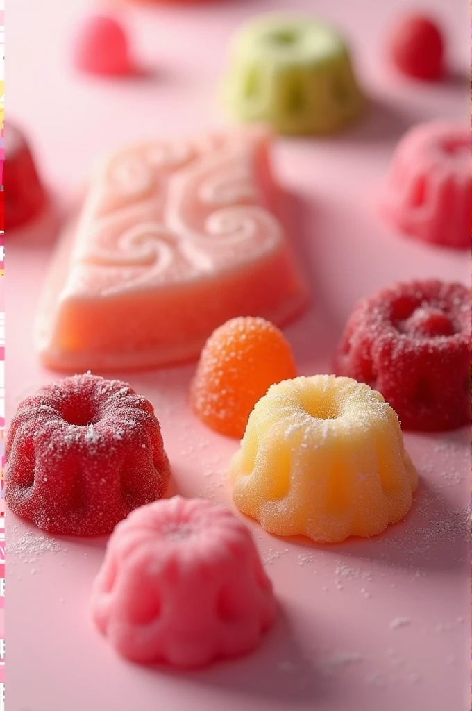 chic candy bar, wine gum, fruit gum, colorful