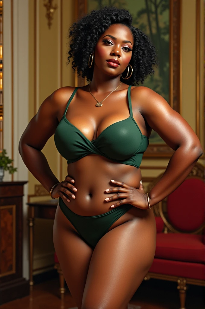 50 year old,oily african mature woman,politician,(pubic hair:1.3),arafed woman in  posing for a picture, a colorized photo inspired by Art Frahm, cg society contest winner, renaissance, retro pinup model, alluring plus sized model, attractive feminine curves, beautiful curvy female, pinup body, pinup, voluptuous body, pinup model, election speech