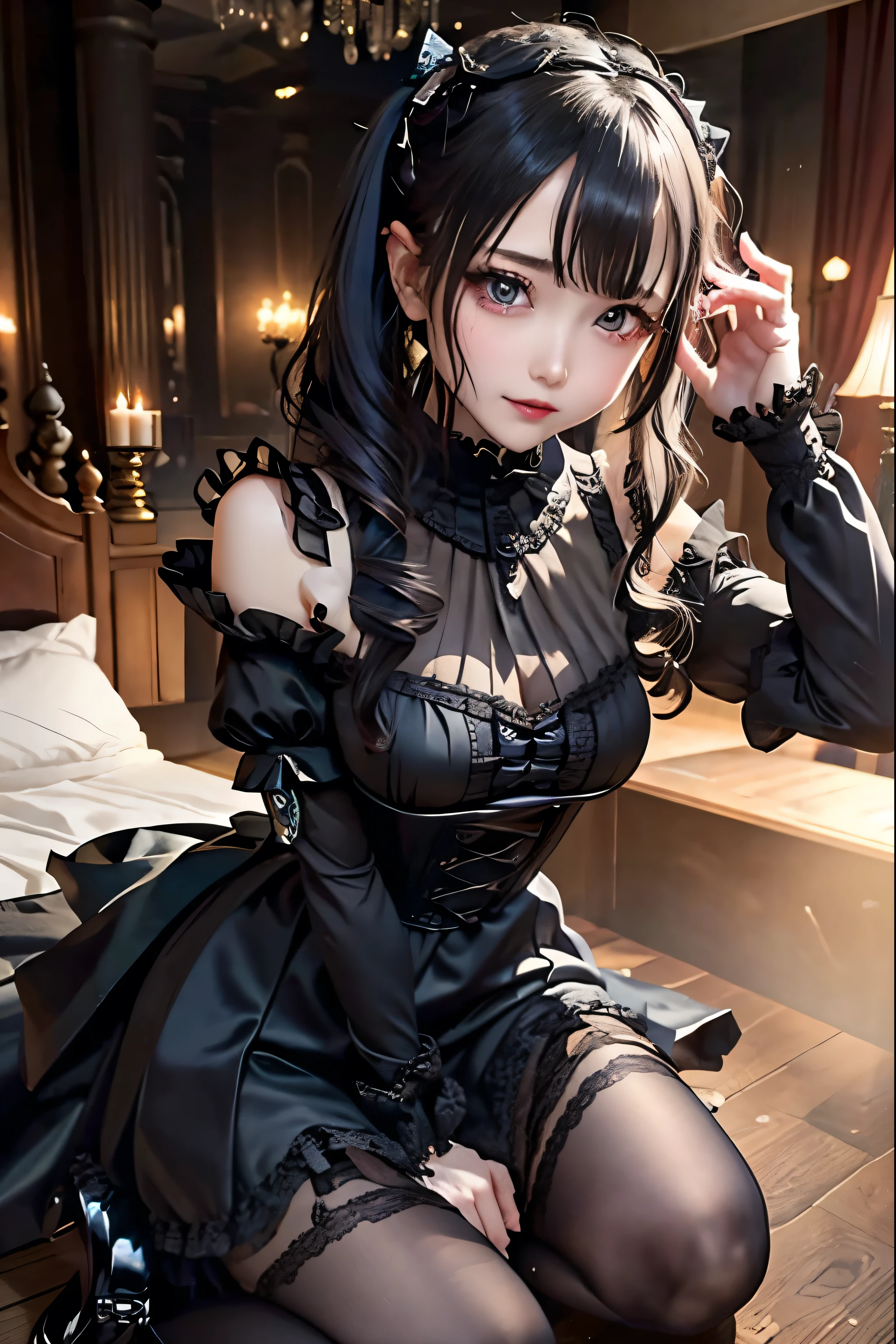 Hard Dark Gothic Makeup、Black dark eyeshadow、sad、Good skin radiance、Dark Gothicメイク、Dark smile、palace、The beauty of fragrance、24-years-old、Expressions of intense sexual pleasure、Embarrassed look、Dark Gothic、Highest quality、Expression of sexual pleasure without pain、Drunk face、Purple maid outfit、mysterious、noble、Loving smile、Twin tail hair、Right eye is blue、Left eye is red、Super tempting pose、Platform heel shoes、Heavy makeup、Gothic Lolita Clothing、Silver Hair、Long Hair Straight Hair、Cute Gothic Lolita Dress、Beautiful Face、elegant face、Attractive face、Stained glass background、Chest glistening with sweat、The room is dark、goth long dress、Bell Sleeves、Wizard Sleeve、Decadent look、Sexually excited expression、Wet shiny thigh water、Thighs that are wet and shiny with oil、Background of a room full of roses、Sad look、Rose Maiden、The embroidery is pink、The dress has pink embroidery.、Thigh-high socks、Knee-high socks、Gentle expression、Dark black eyeshadow、Stained glass and rose background、Thighs are a little thin、Female Duo、Female couple、dark church background、Stained glass、Black metal world、Dark Castle、Dark Room、Slender body、gothic long dress、Victorian dress、Small breasts、With a glass of wine in your right hand、With a lantern in his left hand、The bed is covered with roses、Her thighs are shining with sweat、My body is wet and shiny、There is a lot of glitter on the thighs、I am sweating、My thighs are sticky with sweat.、My thighs are glistening with sweat、My whole body is sweaty and shiny、I sweated a lot.、My thighs are sweaty、My wet thighs are glistening with sweat.、There is a lot of sweat shining all over my body、Slender body、I rest my head on the pillow、Sleeping in bed、Beautiful legs、Outstretched legs、Lying in bed、Lying on your back in bed、On all fours、Knee Up、Kneel、Put your arms behind your back、Kneeling on the bed、Super beautiful straight hair、Straight hair to the ends、Straight Perm Hair、Show off your glamorous thighs、Sit on the bed、Ass on the bed、Sitting with legs apart、Thighs are a little glamorous、
