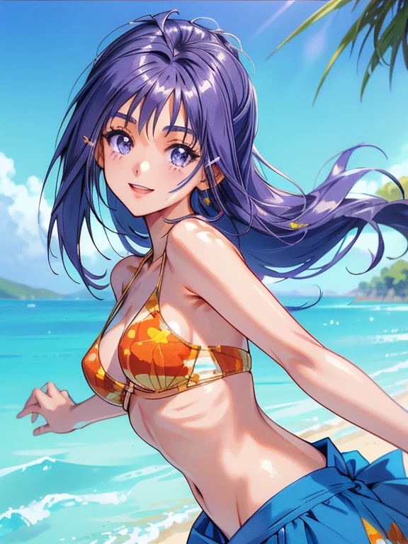 ((masterpiece)),((Ayako Katagiri)),((Katagiri Ayako)),((A happy smile)),Anatomically perfect fingers,(((Tropical))),(((A moment of summer)))