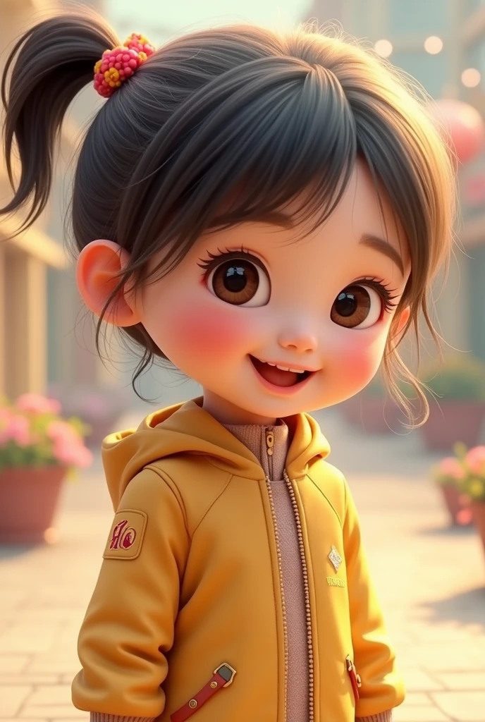Realistic image of Siwon's little daughter