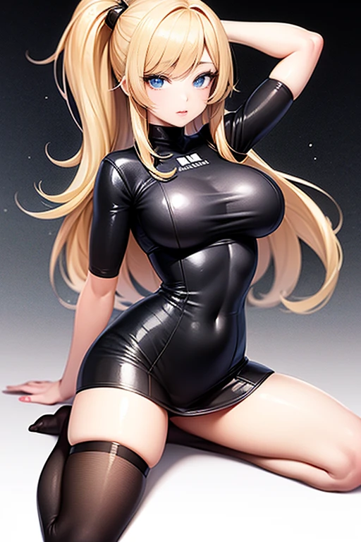 (Crotch)、Open your legs towards the viewer、pretty 1girl, top-quality、The ultra -The high-definition、high resolution、extremely details CG、8K Unit Wallpapers、19 age、Beautiful detailed eyes,large boob、Platinum Blonde Hair,long hair、biomechanical oppai,Grid girl posing on the circuit 、zippers、(Golden Metallic Competition Swimsuit)、(((One piece swimsuit with lines)))、Sleeveless、、(FULL BODYSHOT)、(Shiny body:1.3)、 Open mouth, blush, Sweat,be shy、