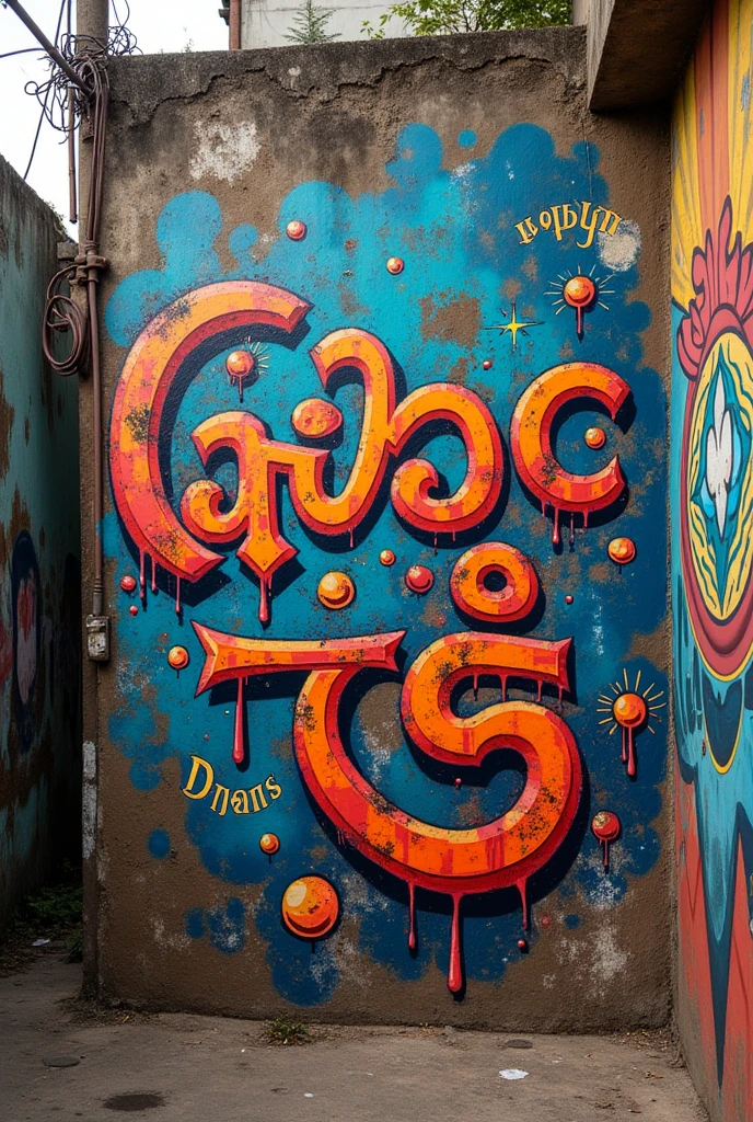 Tamil graffiti