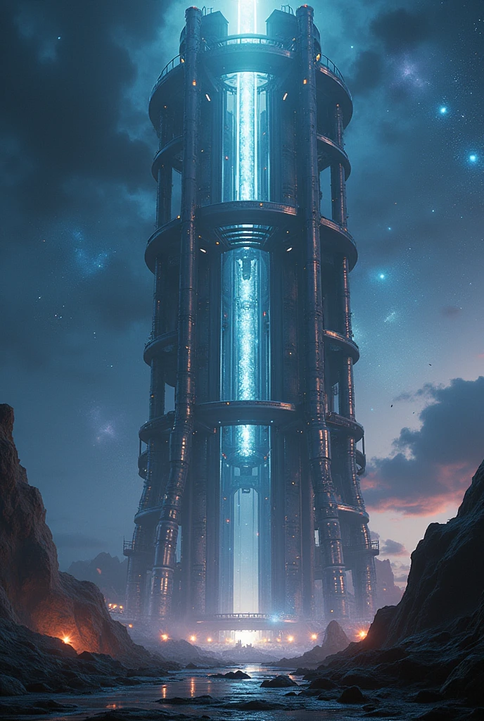 Outer Space,Shock,Rotating elevator,Space Nuclear Power Plant