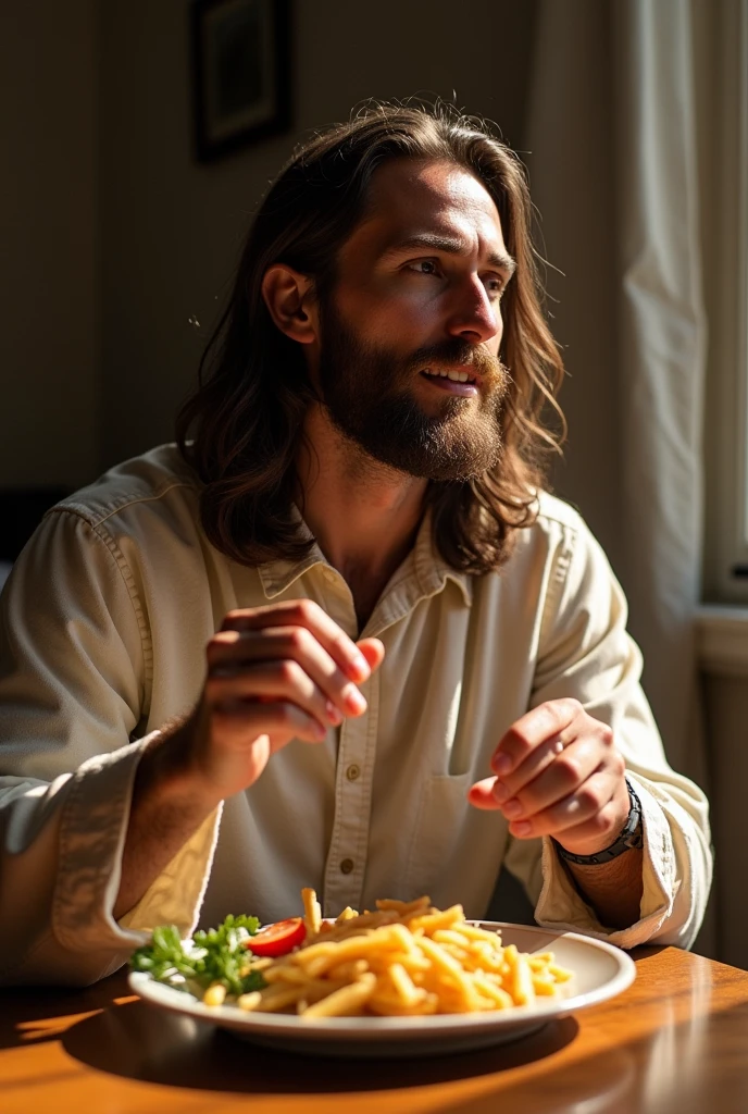 Jesus photo eat