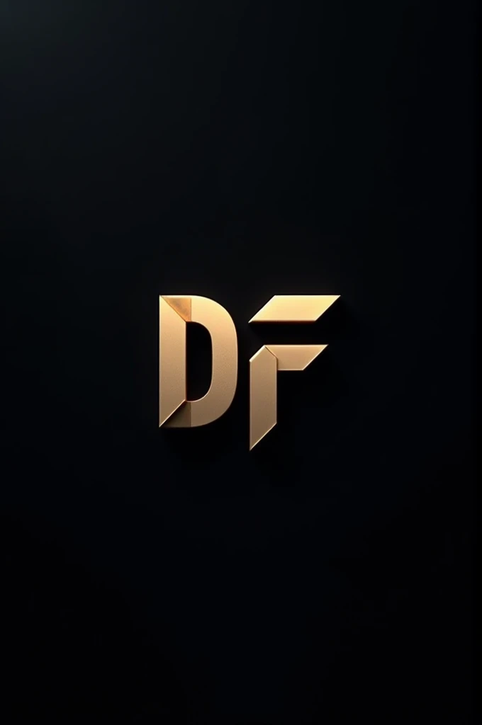 DF WORD LOGO,BLACK BACKGROUND