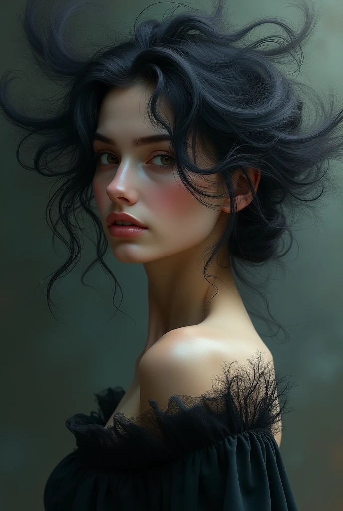 The girl with the smoky hair