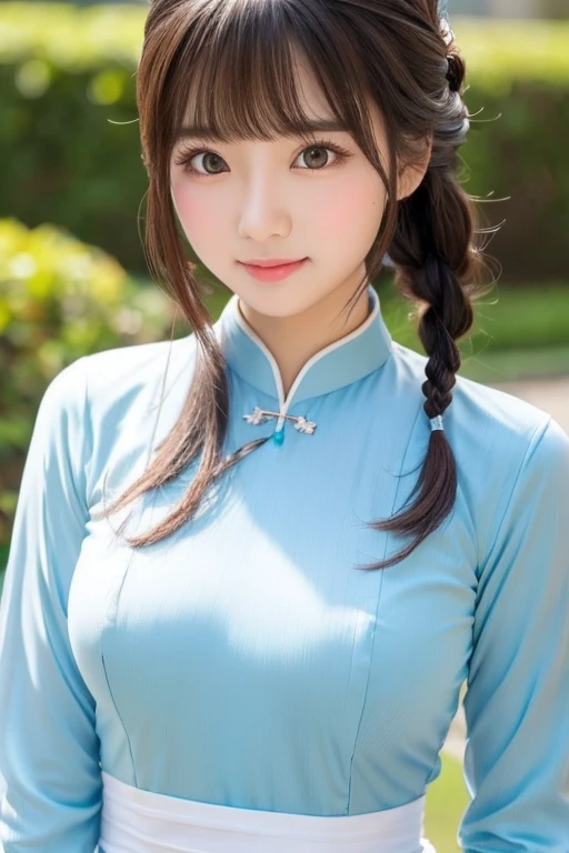 Cute Girls、Large Breasts、G Cup、Ao Dai、Random Hairstyles、Beautiful Faces