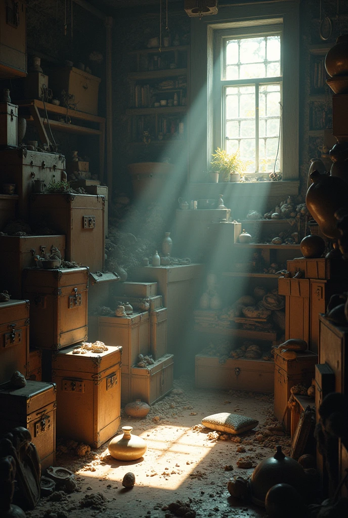 Objects in the attic