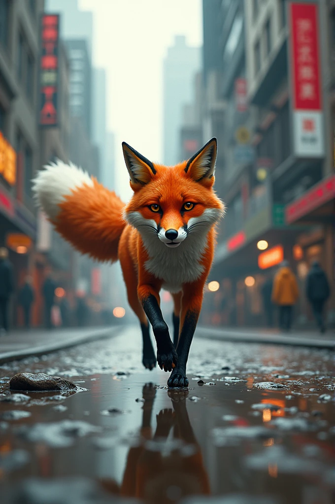 fox in the city
