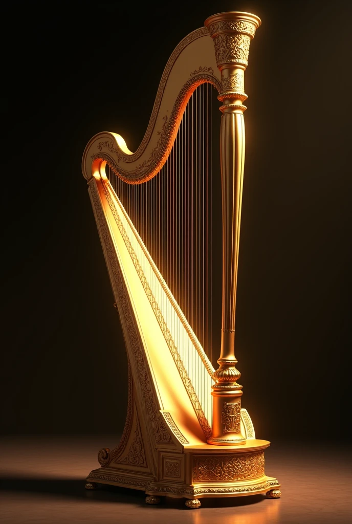 Harp musical instrument