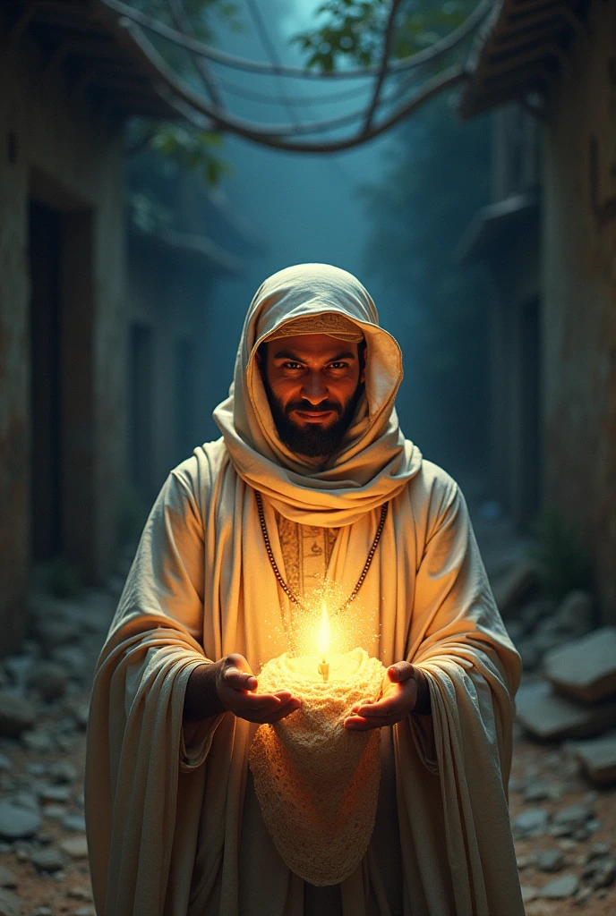 After that, whenever Ahmed faced a big problem, he would pray with this cloth and with the help of Allah, his problem would be solved. But Ahmed was always careful and used this cloth only when necessary.