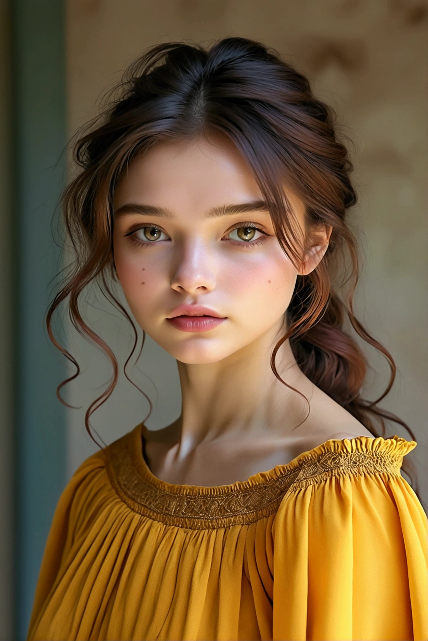 Make her look Indian traditional