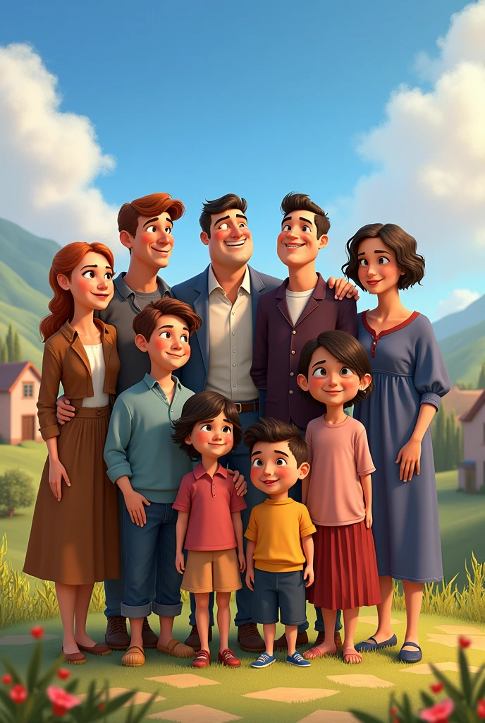 Seven brothers confirmed by Four women and three men Disney Pixar 