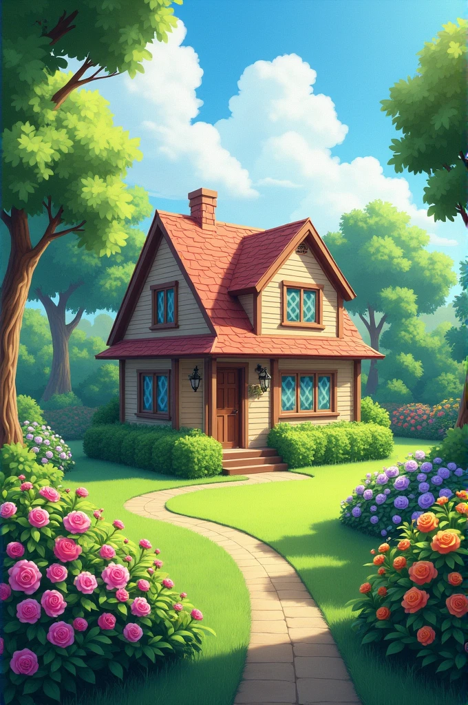 Natural beauty and house gardan 