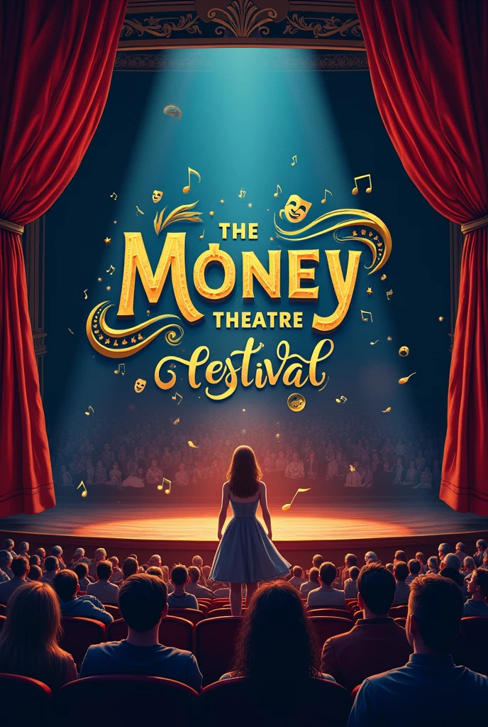 Money theater festivali yazili logo muzikli theater
