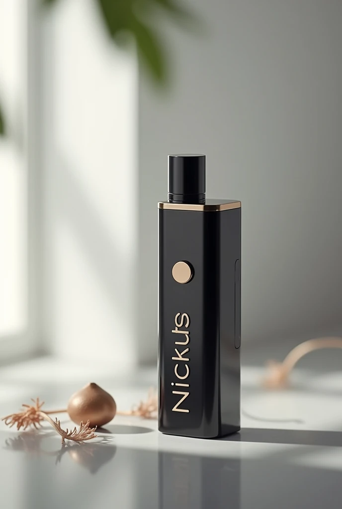 Photo with background vape with name nick pufs