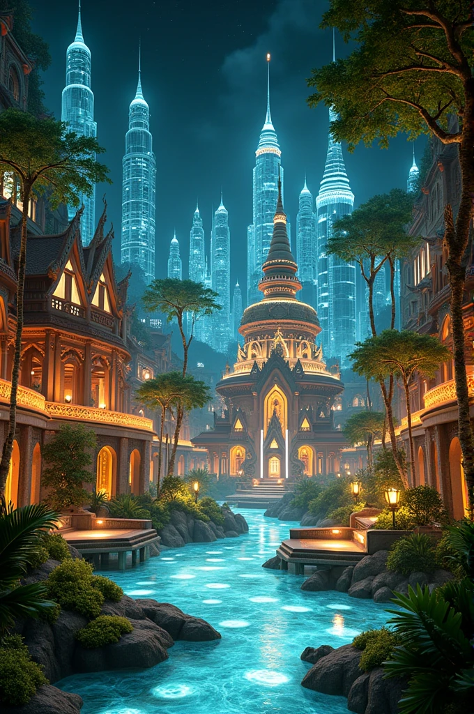Set design in the theme of ai Thailand